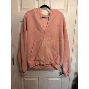 Comfrt Collection Pastel Edit XS Pullover Hoodie Hooded Sweatshirt Zipper Pink